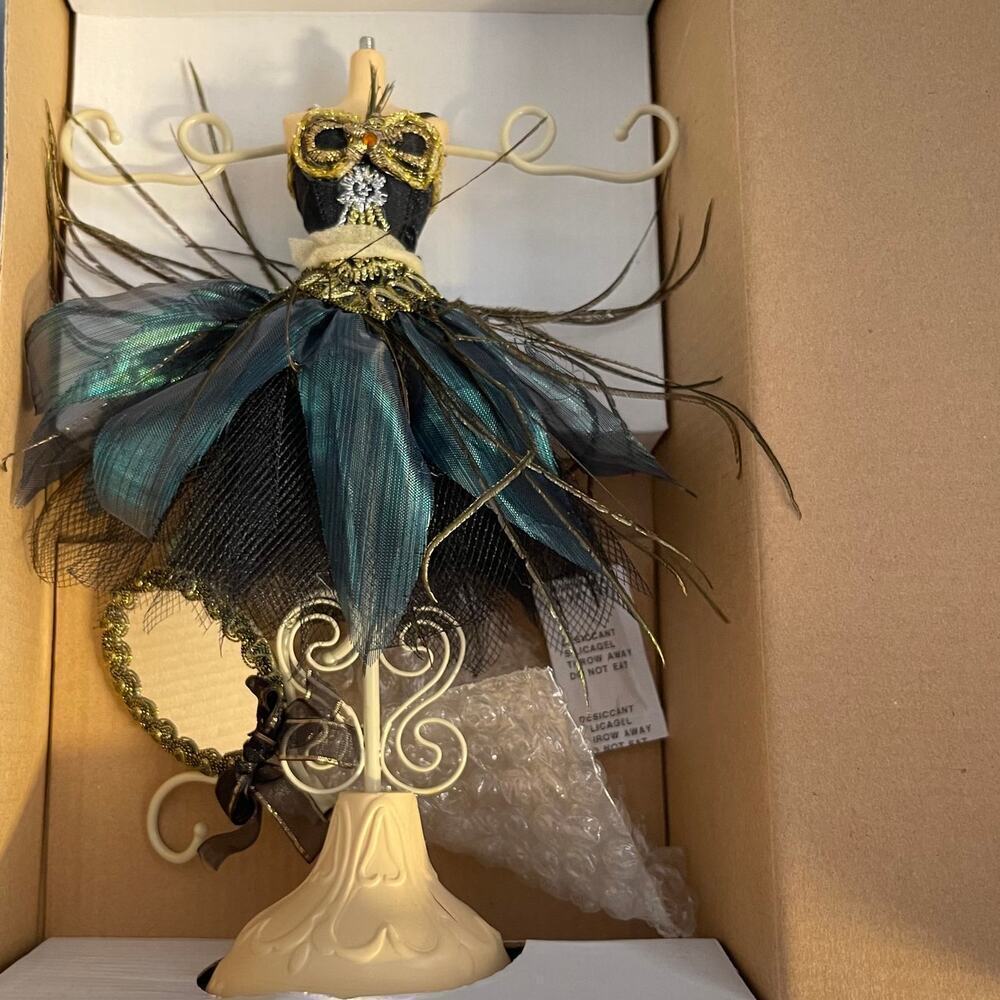 Doll Jewelry NWT Stand Tree Mannequin Organizer 12" New W/ Box